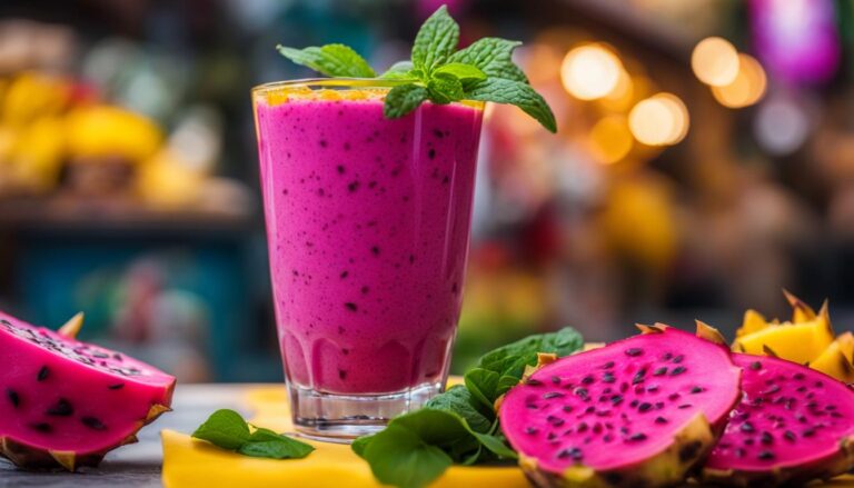 Refreshing Yellow Dragon Fruit Smoothies and Beverages